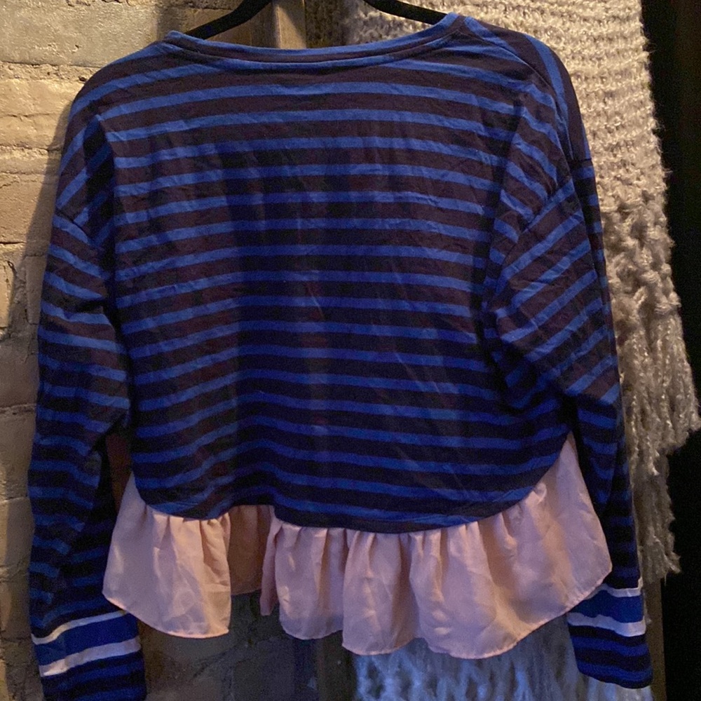 ANTHROPOLOGIE Deletta Ruffled Rugby Pullover - Picture 5 of 7